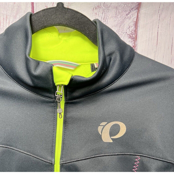 Pearl Izumi Select Women's Black Neon Thermal Riding Cycling Jacket Size Large1 - Picture 6 of 16